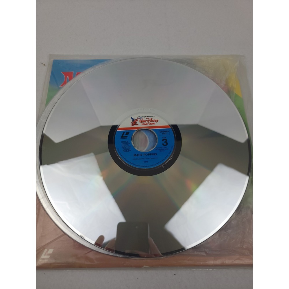 Vintage Walt Disney Home Video Pollyanna & Mary Poppins Laser‎ Videodisc Album - Picture 11 of 13